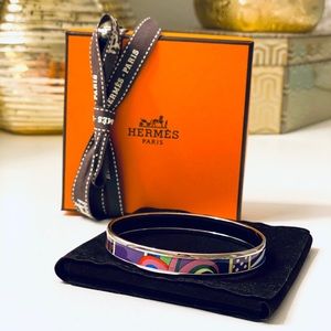 Authentic Hermès Rainbow Bangle / Bracelet